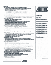 DataSheet AT32UC3A1128 pdf